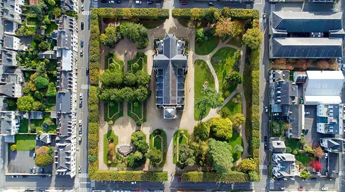 pontivy vue d'en haut