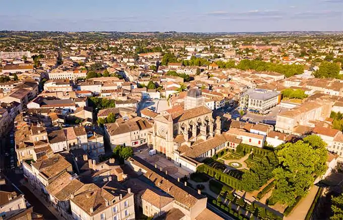 ville vue d'en haut marmande