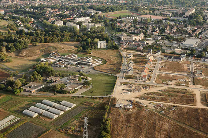 étampes vue d'en haut